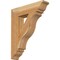 Ekena Millwork Funston Traditional Rough Sawn Bracket, Western Red Cedar, 4"W x 18"D x 22"H BKT04X18X22FST01RWR - alternate 1